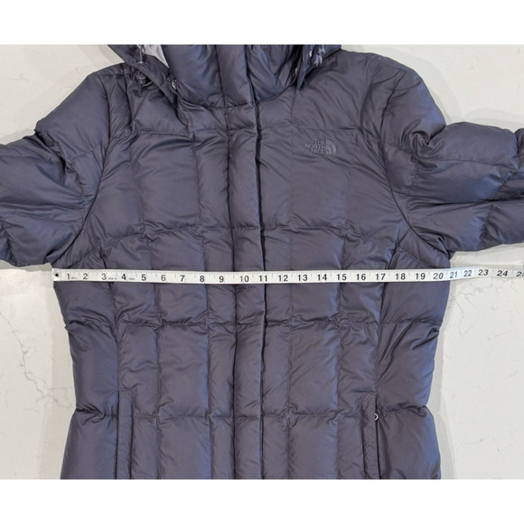 THE NORTH FACE Puffer 550 Fill Down Jacket Parka Coat Detach Hood Womens Large - Picture 4 of 16